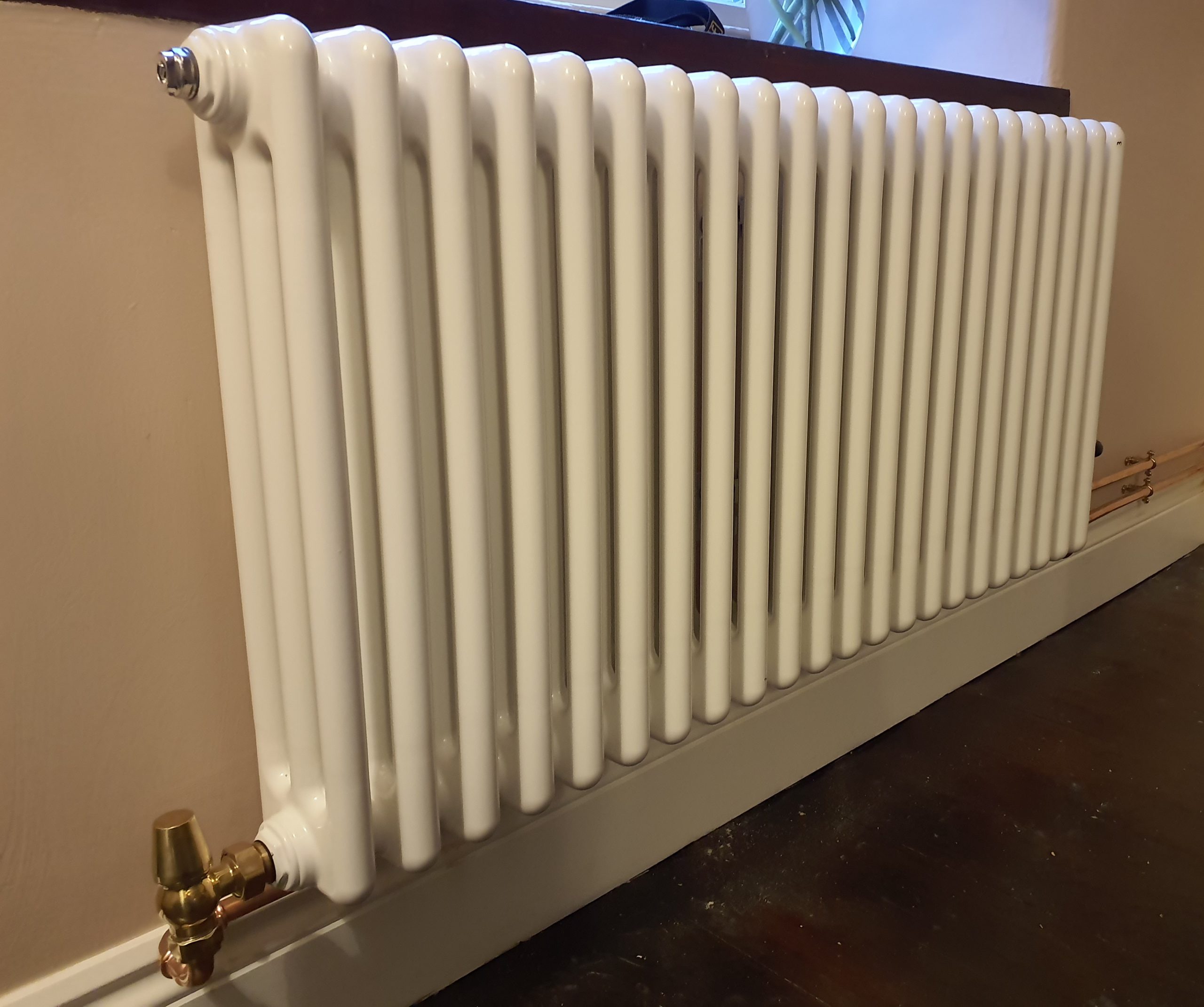 High Quality Column Radiator installed by Mysa Heating